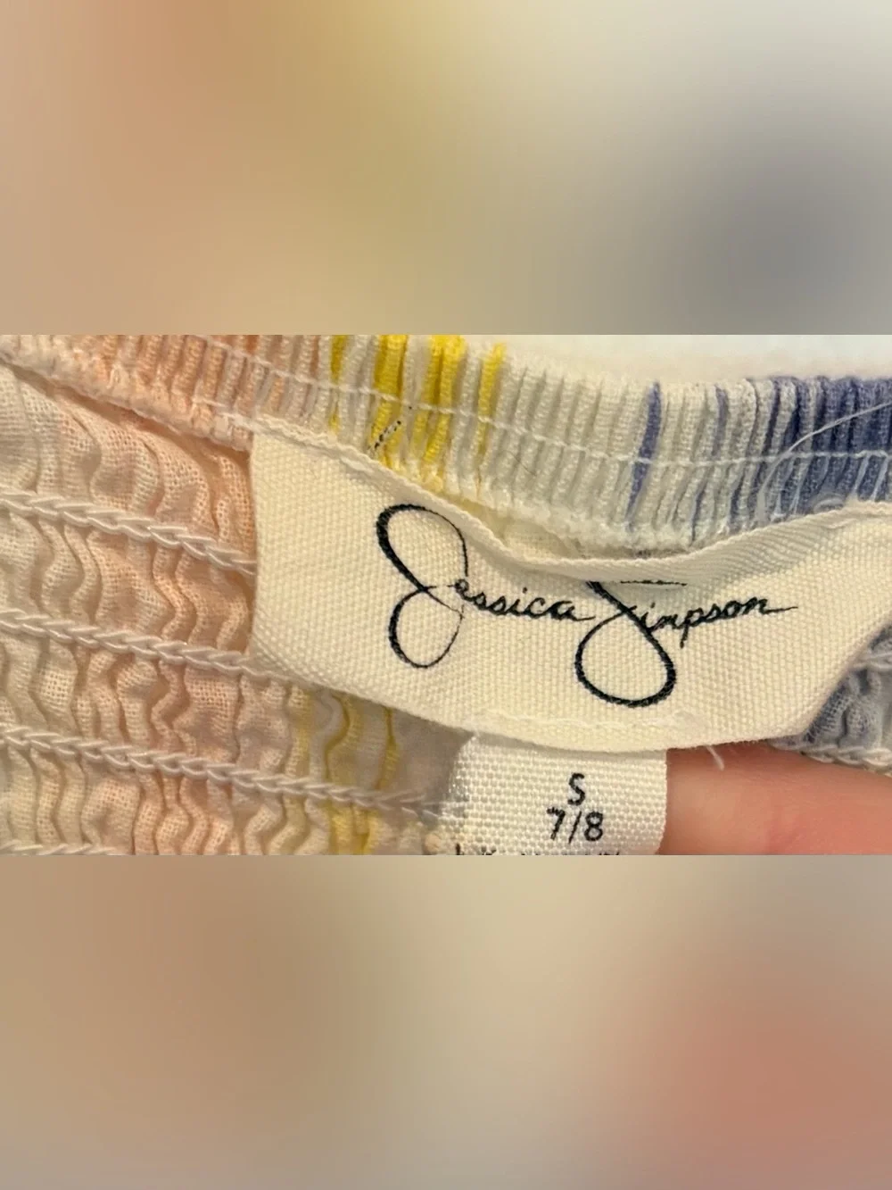 Dress Striped Jessica Simpson Girls Size 7/8